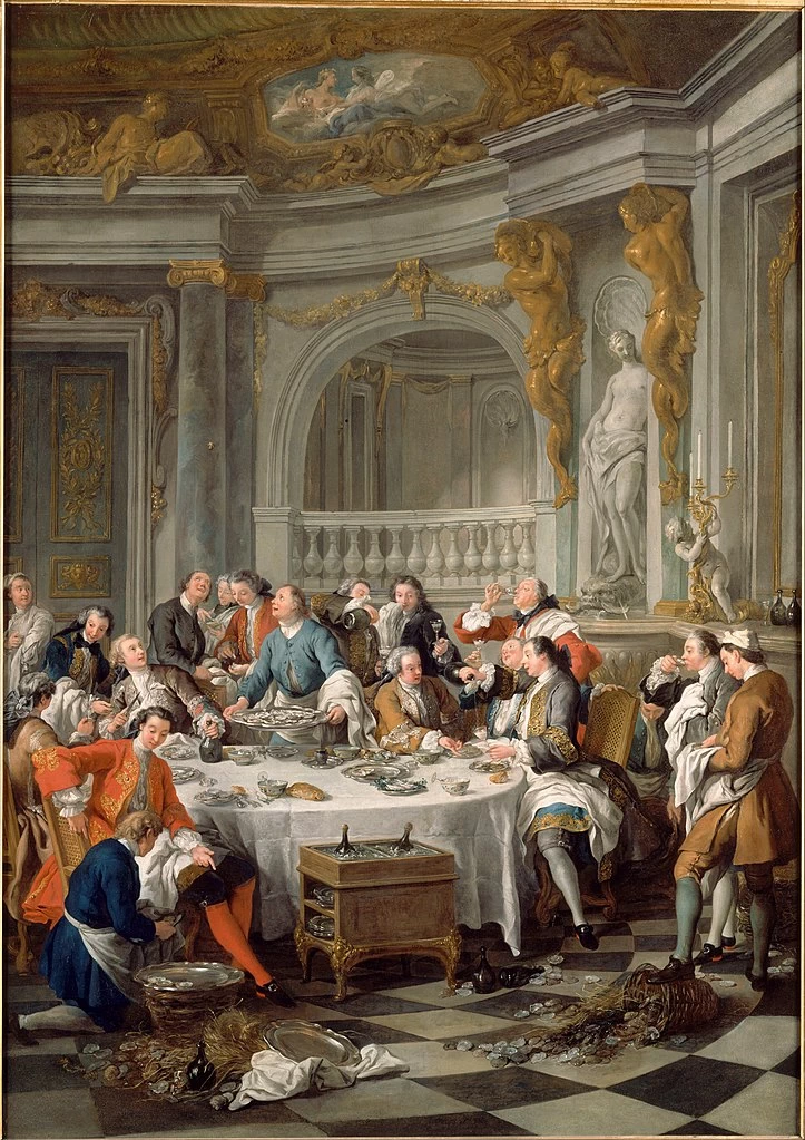 La colazione con le ostriche - Musée Condé, Chantilly